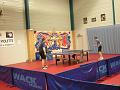 Laurent Lepine qui perd en 4 sets face a Pascal Cabaret